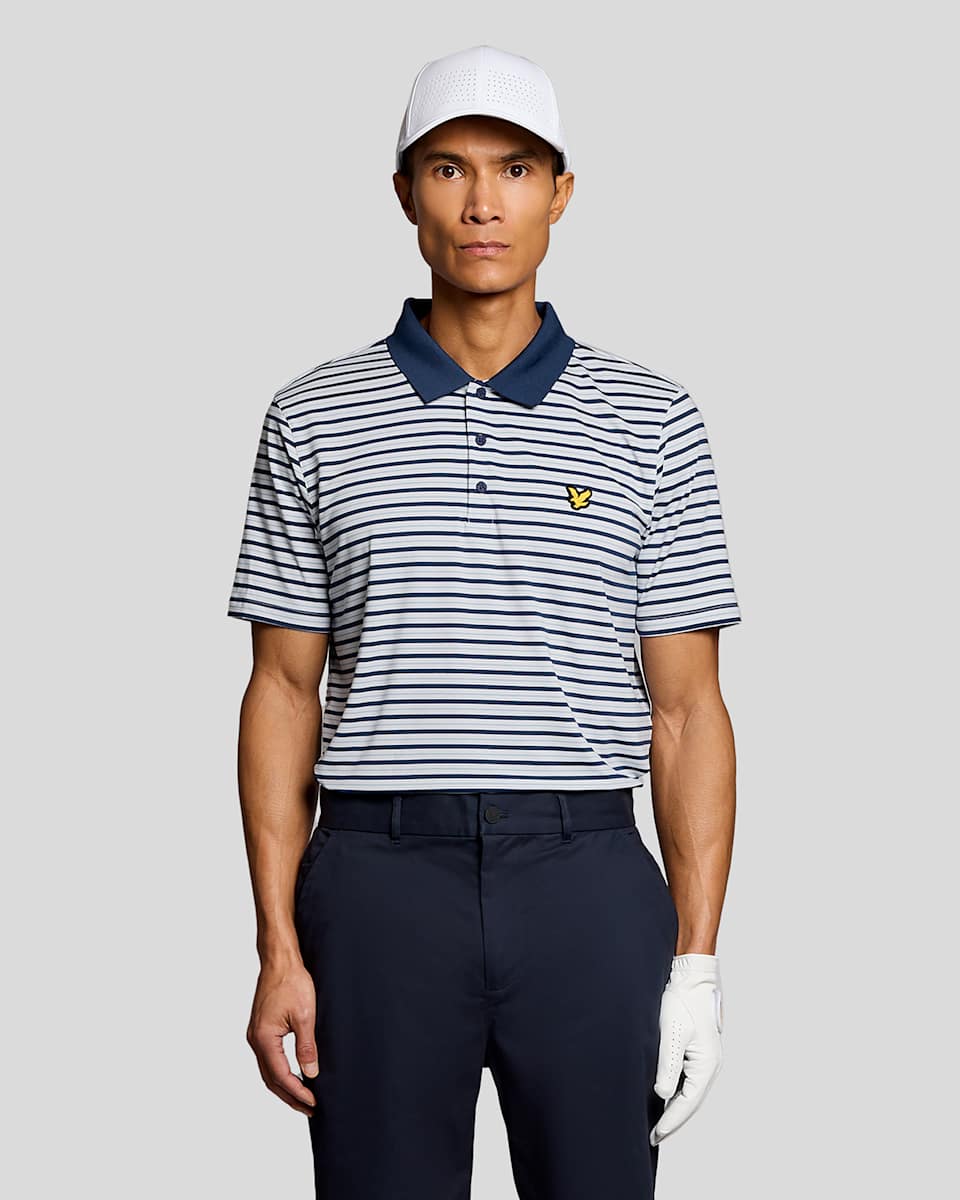 Golf Striped Polo