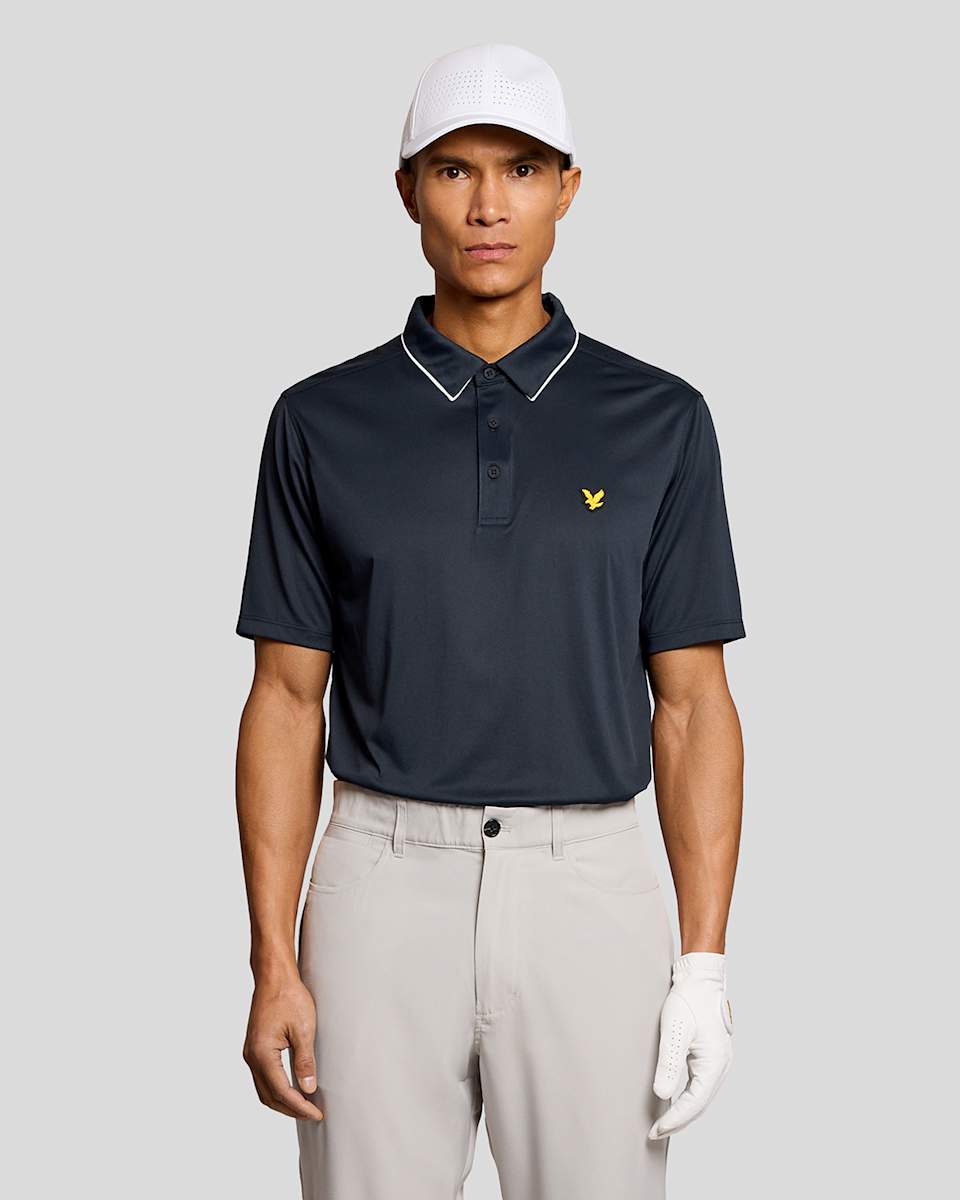 Golf Contrast Collar Polo