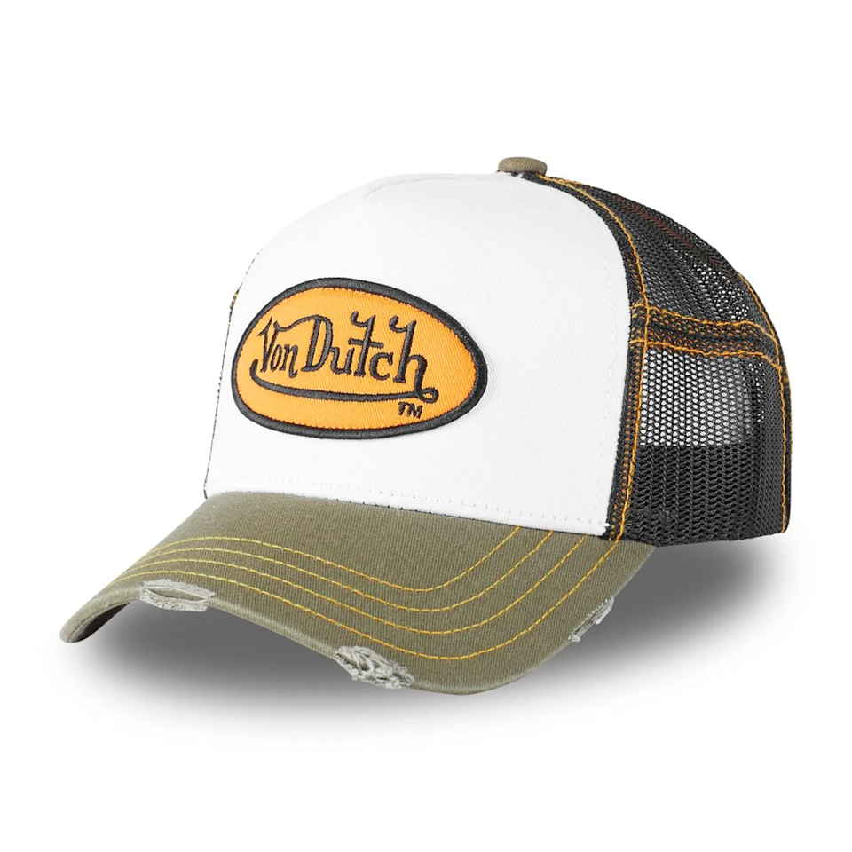 Oval Patch Sum Trucker Black/W