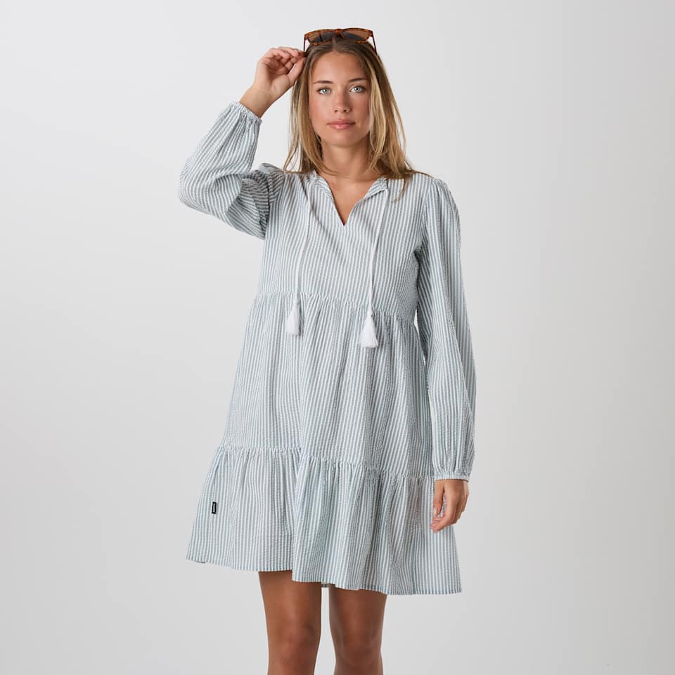 Marina Seersucker Tunic Dress W