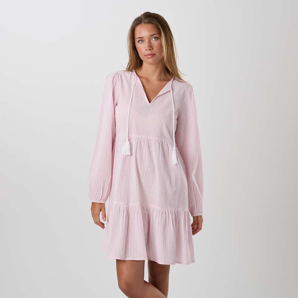Marina Seersucker Tunic Dress W