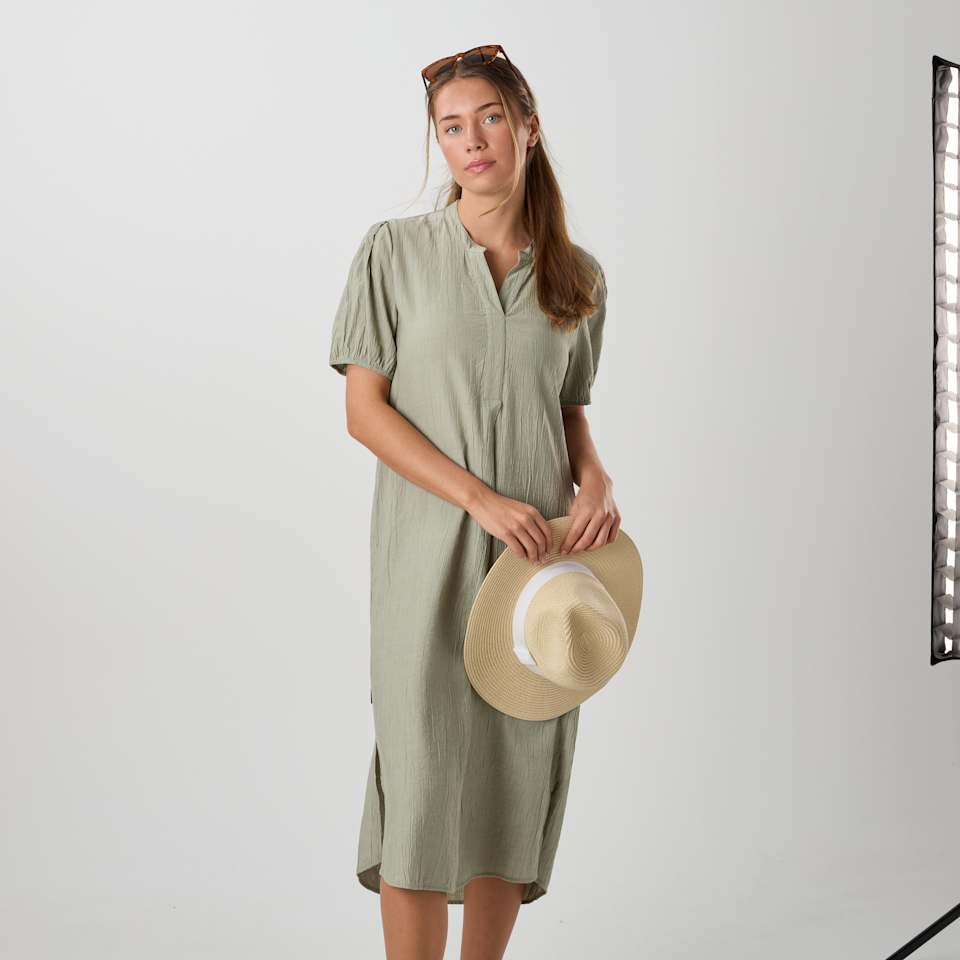 Savannah Crinkle Tunic Dress W