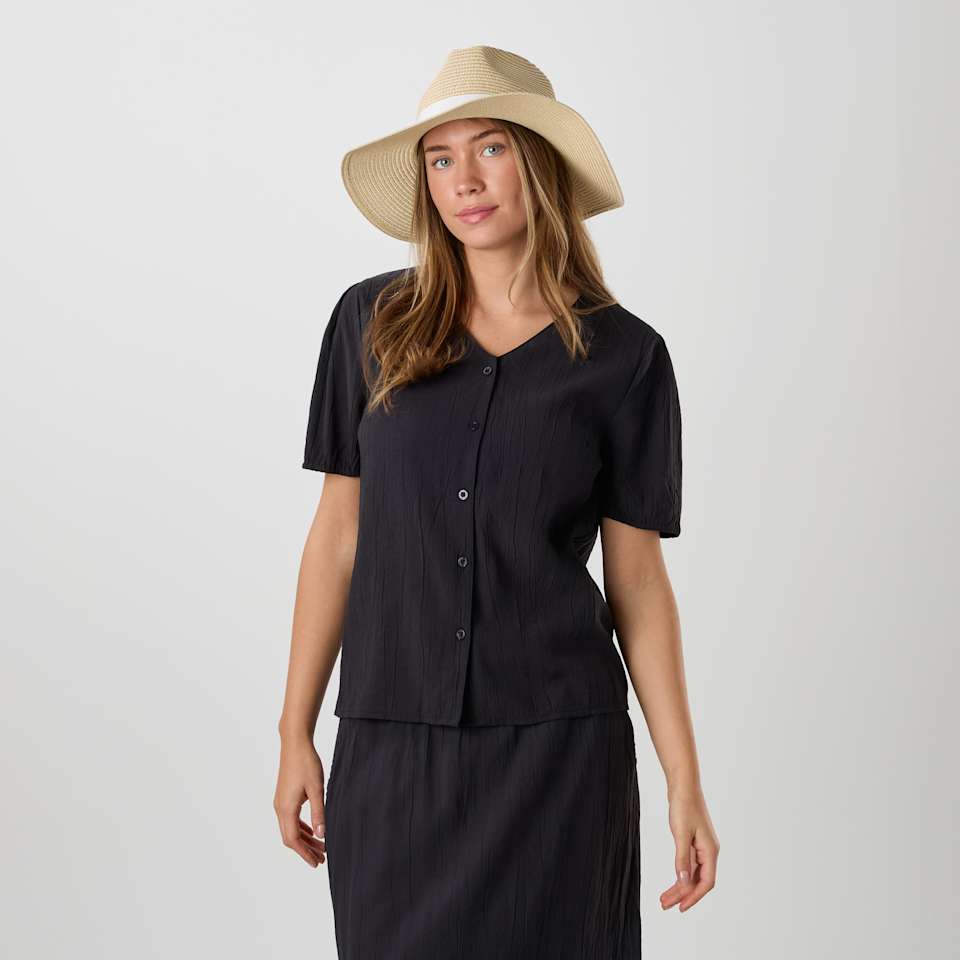 Savannah Crinkle Blouse W