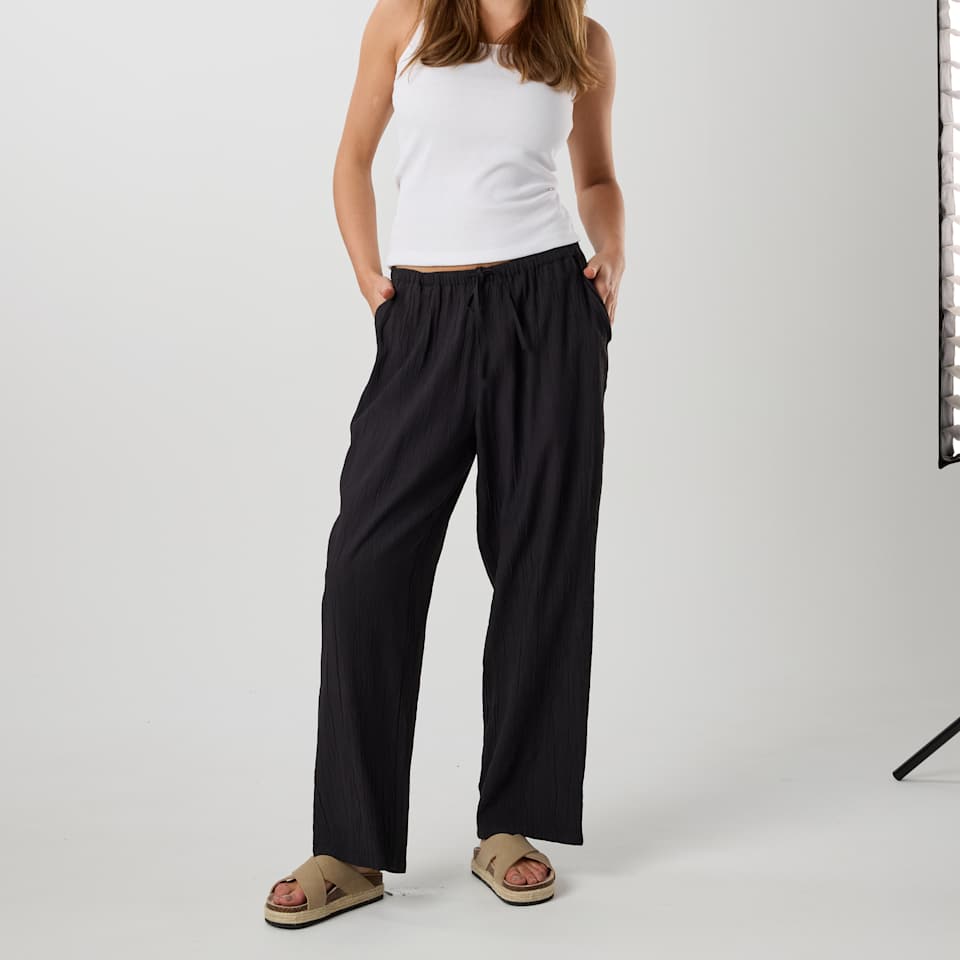 Savannah Crinkle Pants W