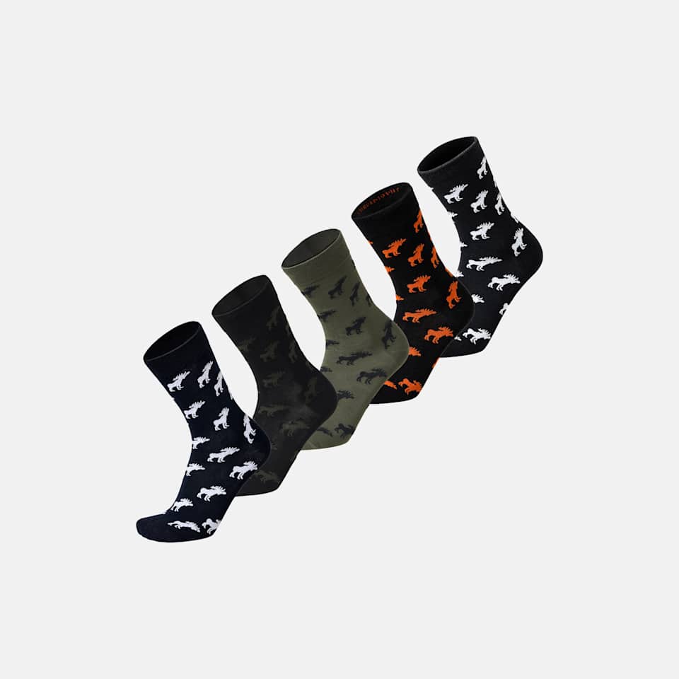 Forest Socks 5-pack