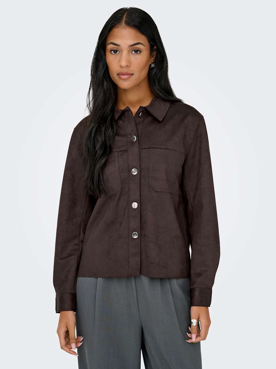 ONLMIRA L/S FAUX SUEDE SHIRT P