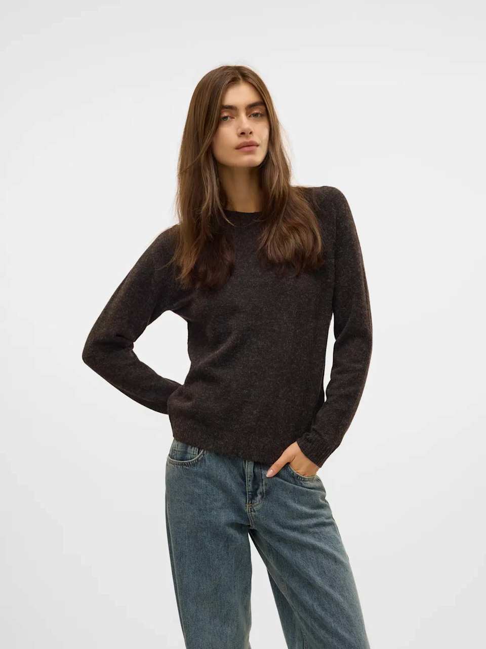 VMDOFFY LS O-NECK BLOUSE GA NO