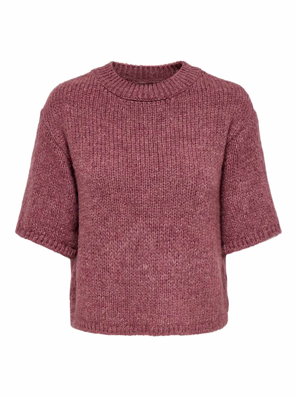 JDYLINEA S/S PULL O-NECK KNT N