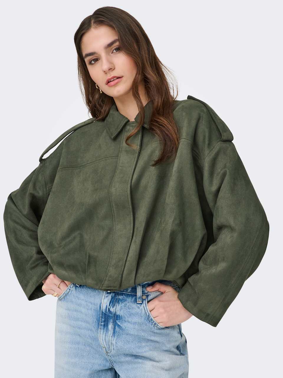 JDYNIA FAUX SUEDE BAT JACKET O