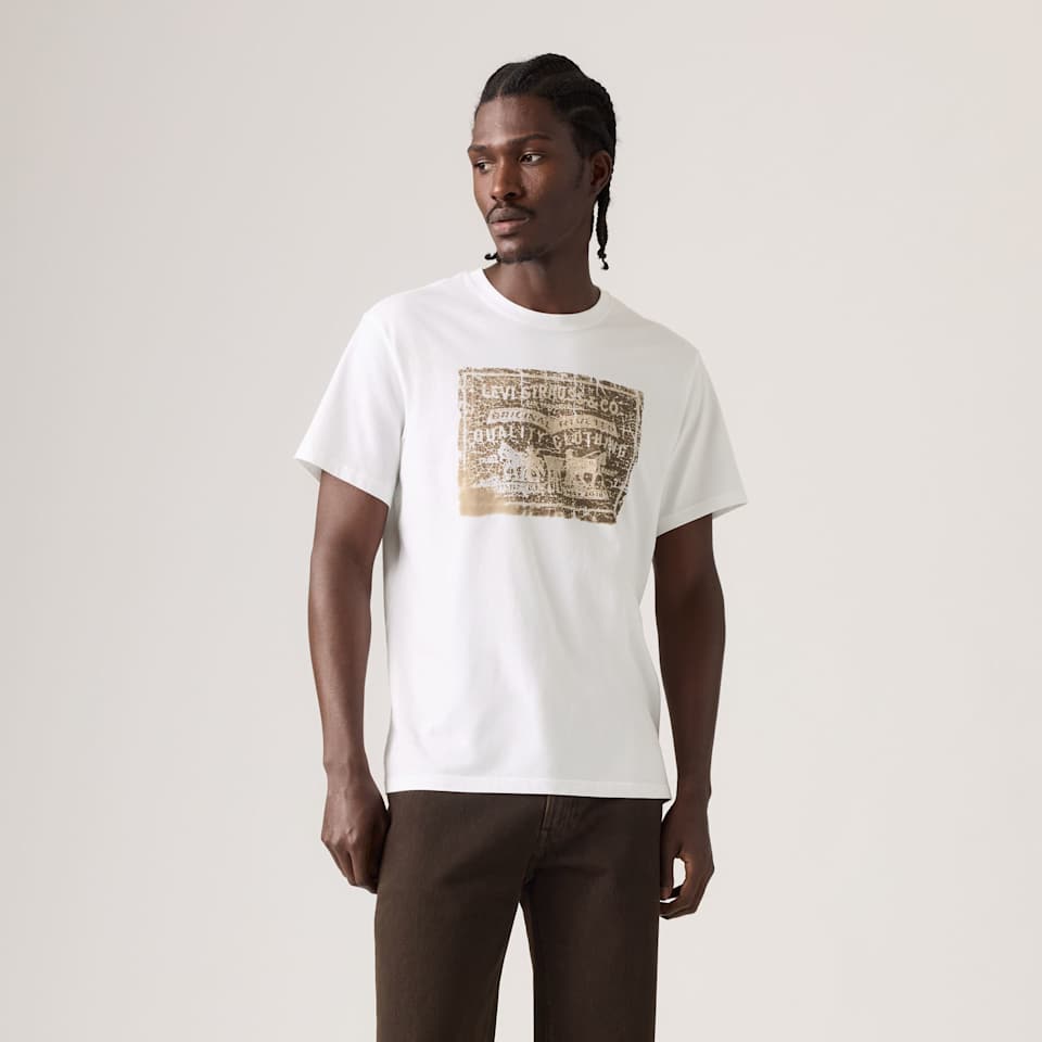SS RELAXED FIT TEE BEAT CAFE