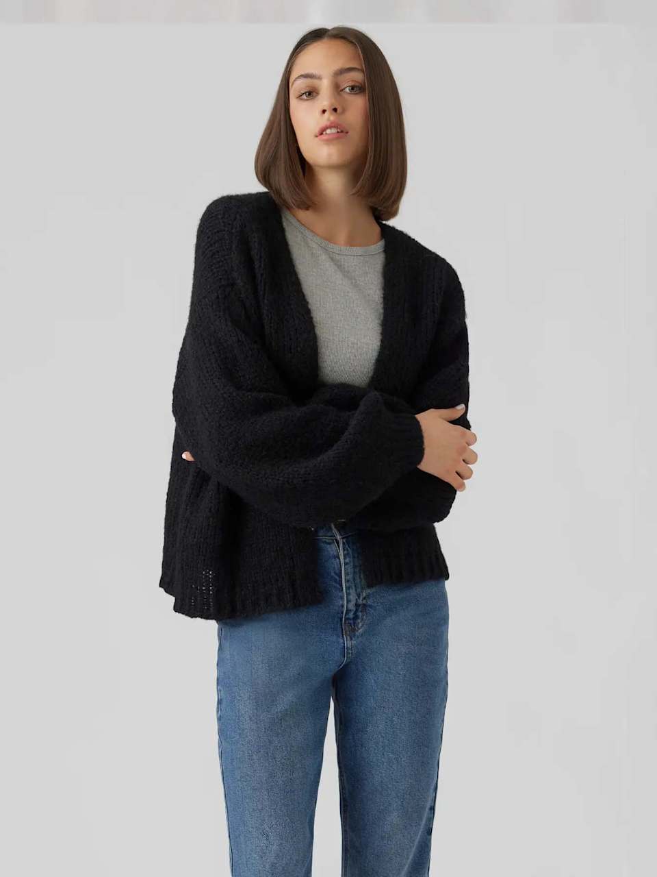 VMMAYBE LS OPEN CARDIGAN NOOS