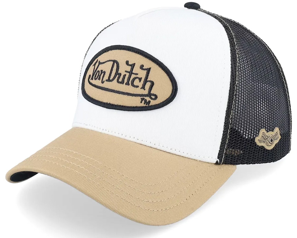 Oval Patch Black/White/Beige T