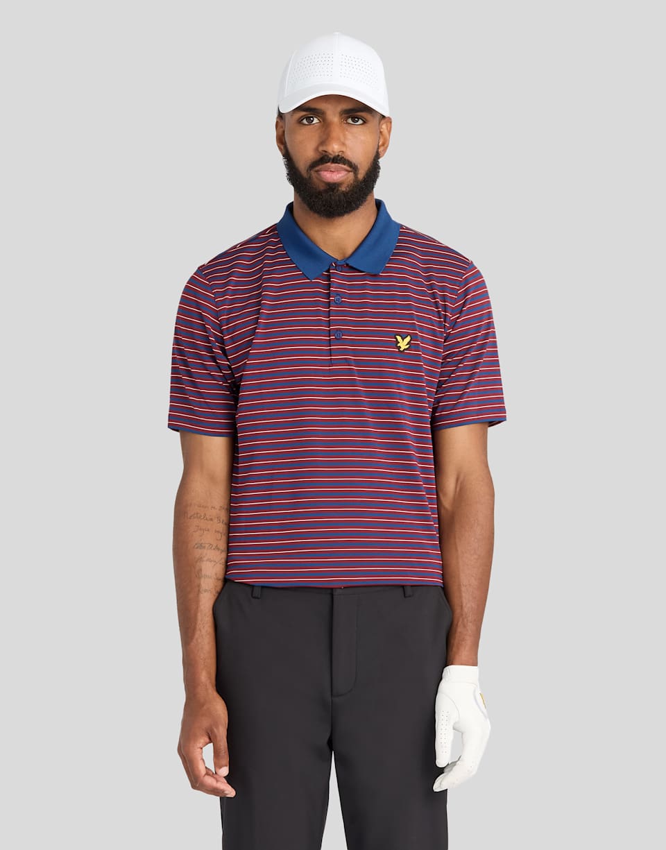 Golf Striped Polo
