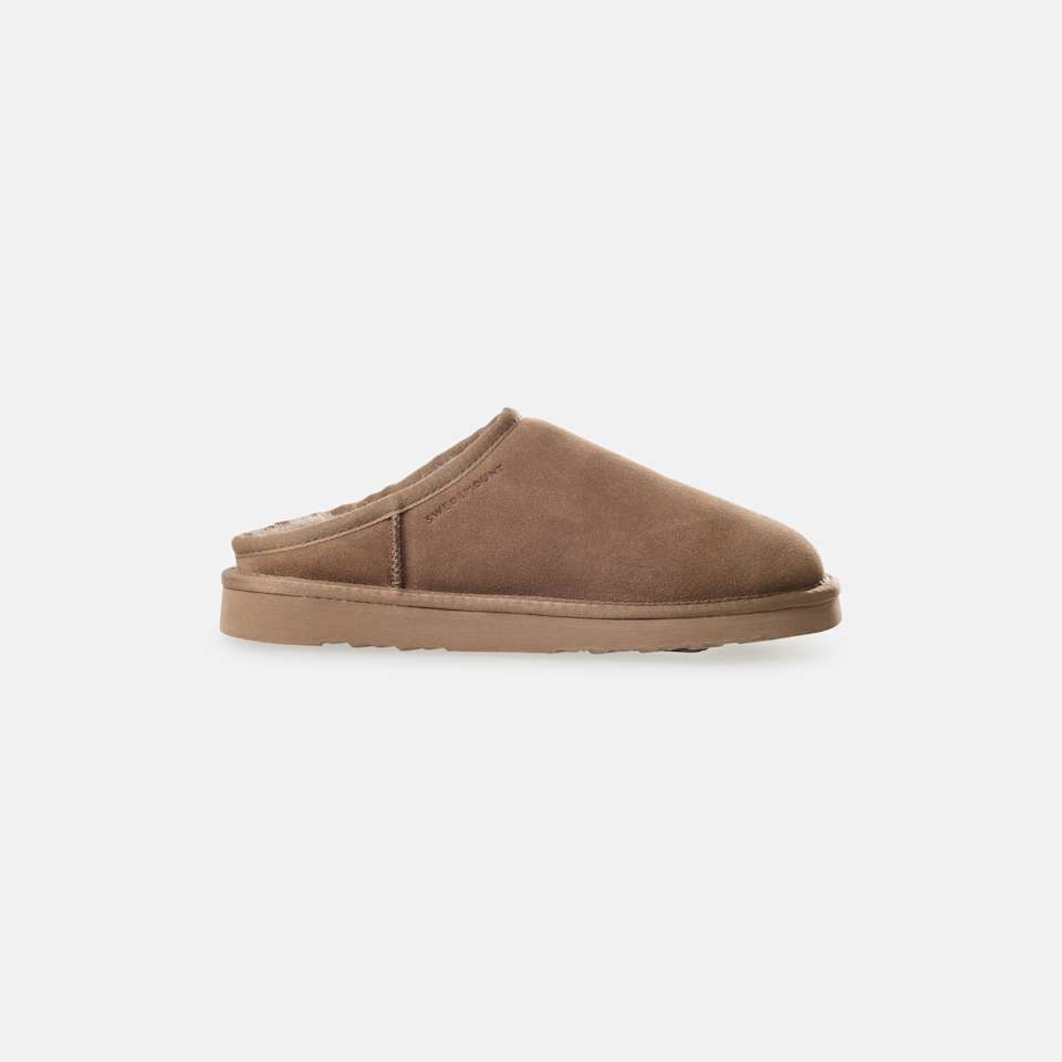 Denver Suede Wool Slip In Sandal