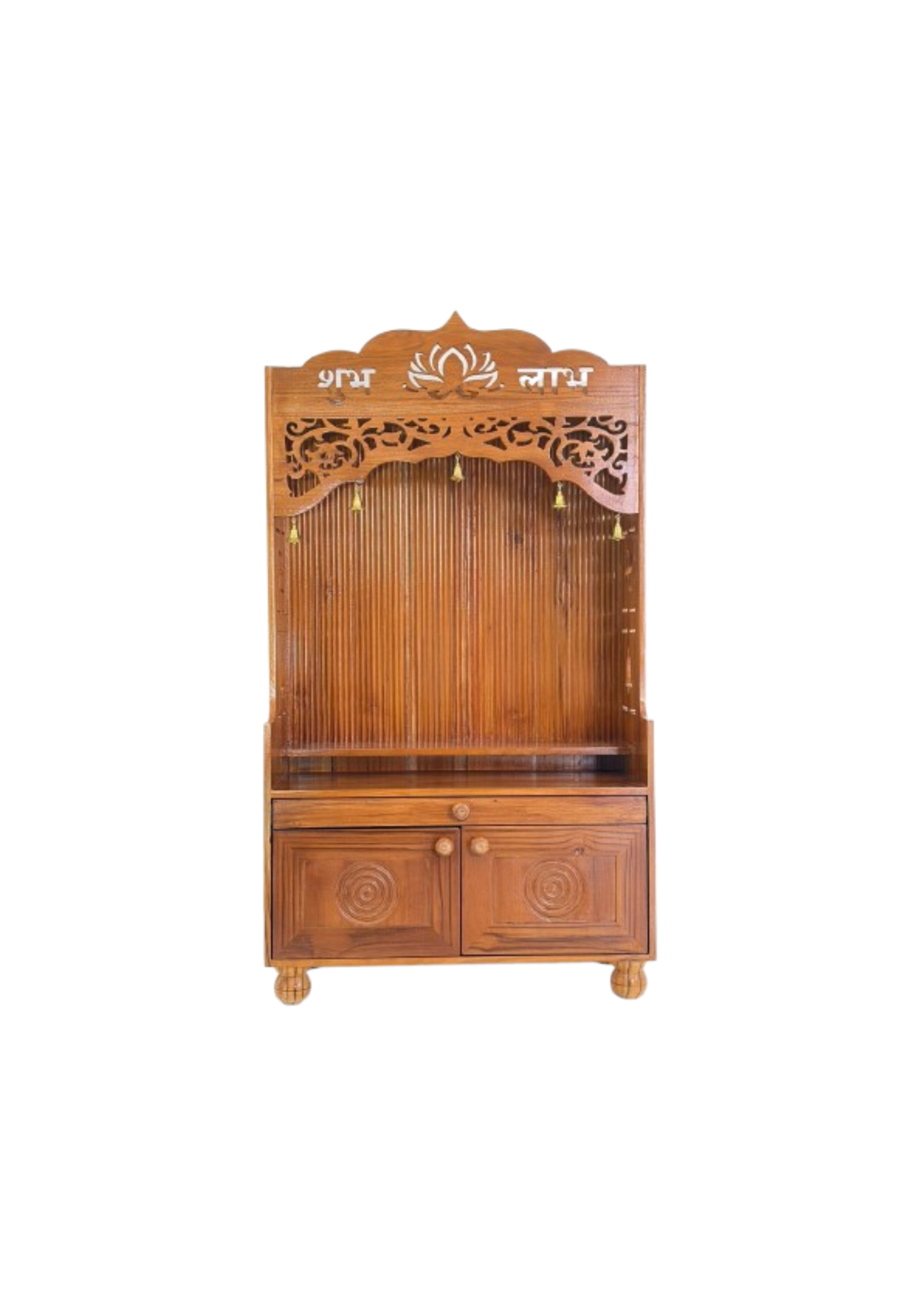 Classic Solid Teakwood Home Prayer Mandir