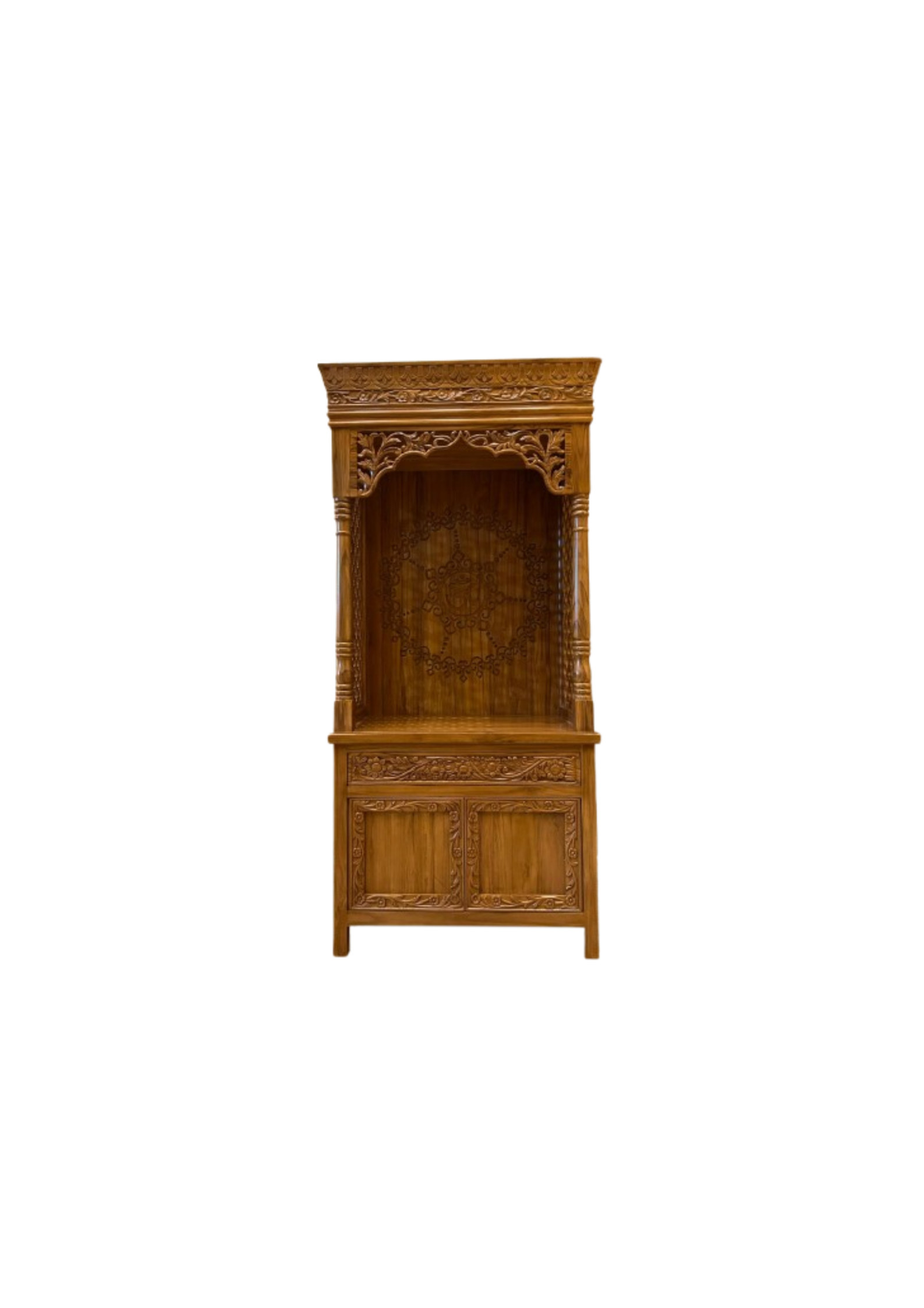 Royal Premium Solid Teakwood Prayer Unit