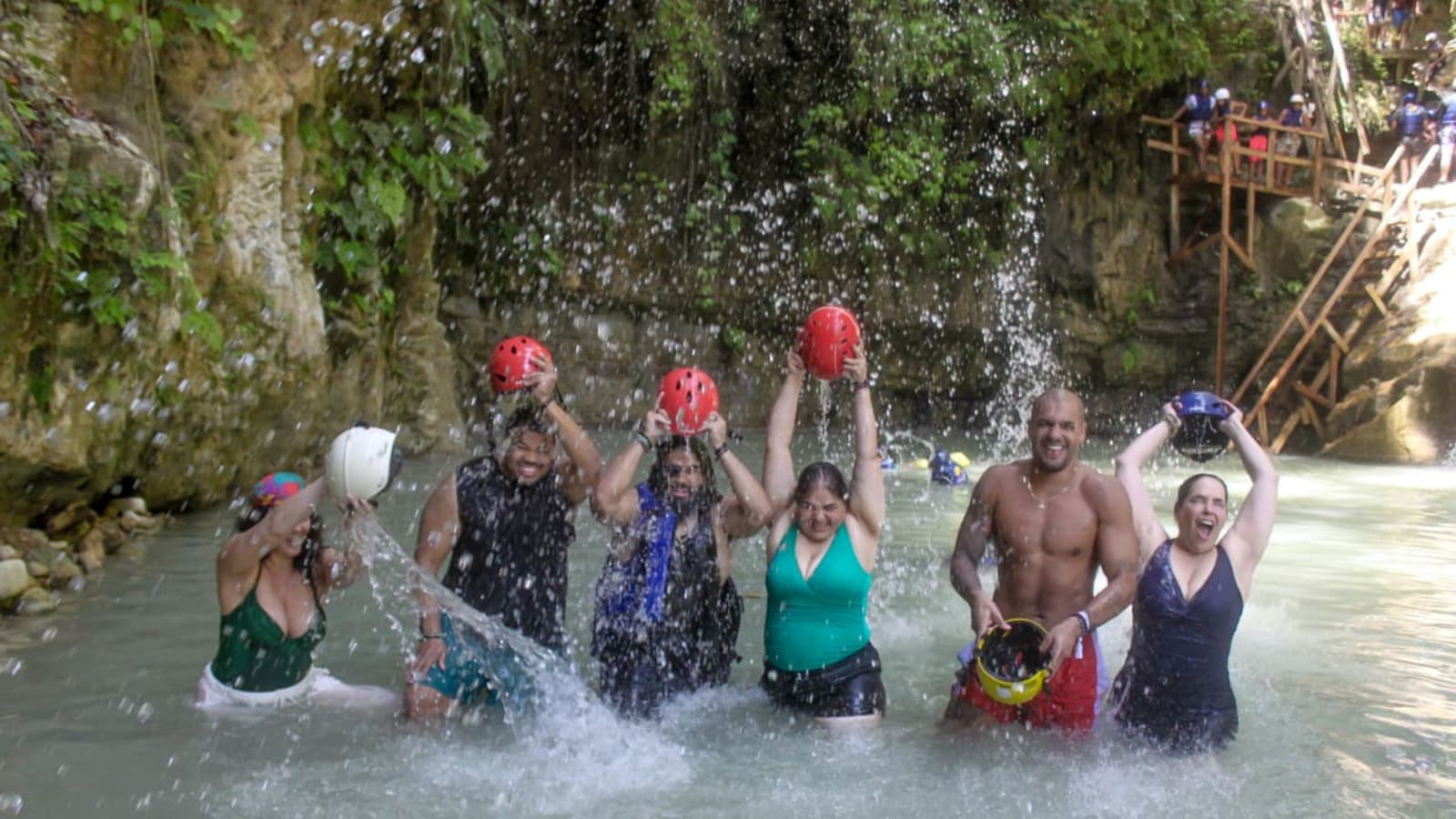 Damajagua Waterfalls in Puerto Plata, Dominican Republic