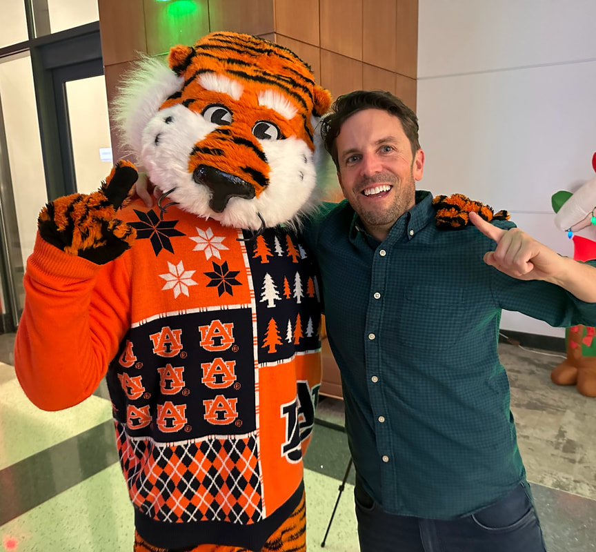 Colin with Aubie