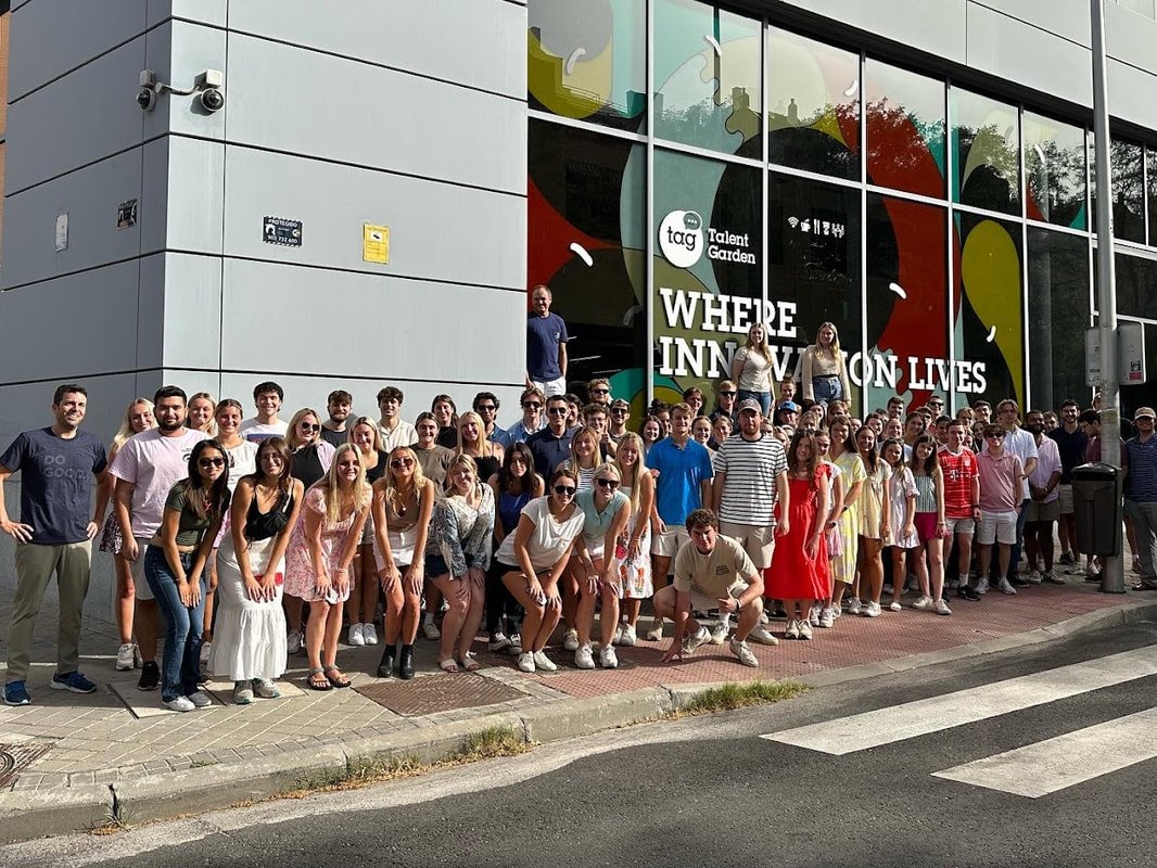 Students at Talent Garden Madrid