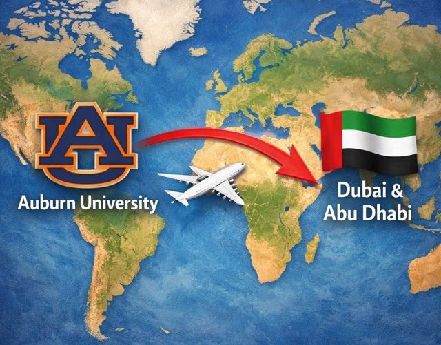 Auburn MBA Dubai and Abu Dhabi 2026 program graphic