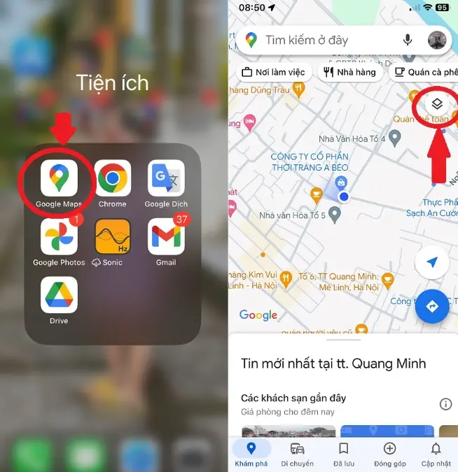 Cách Tìm Quán Ăn Trên Google Map: Hướng Dẫn Chi Tiết 3