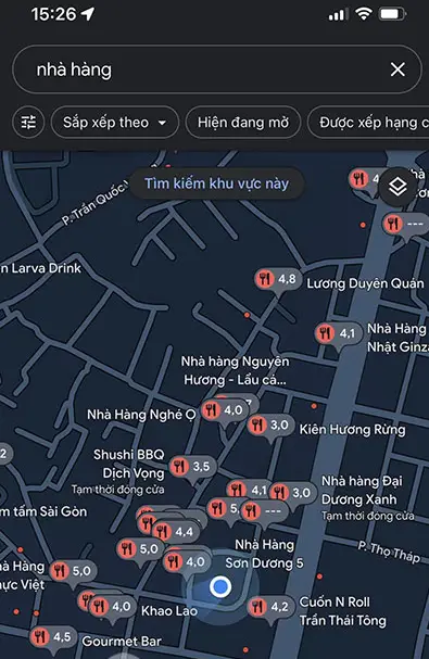 Cách Tìm Quán Ăn Trên Google Map: Hướng Dẫn Chi Tiết 5