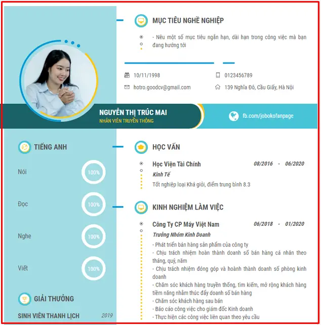 profile cá nhân nguyễn thị trúc mai