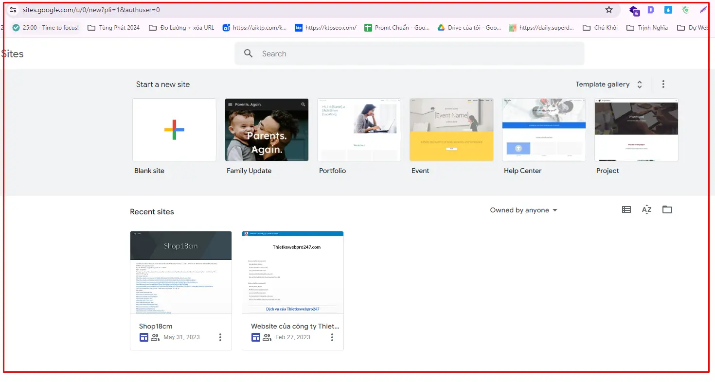 Cách Tạo Web Miễn Phí Trên Google: Hướng Dẫn Chi Tiết 7