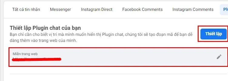 Cách tích hợp live chat Facebook vào website 5