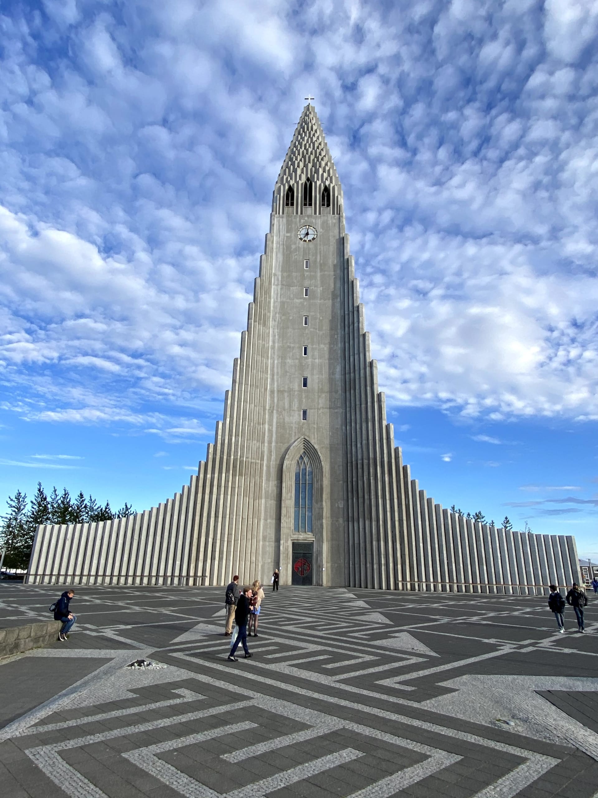 Panoramic view of Reykjavik from Hallgrímskirkja tower