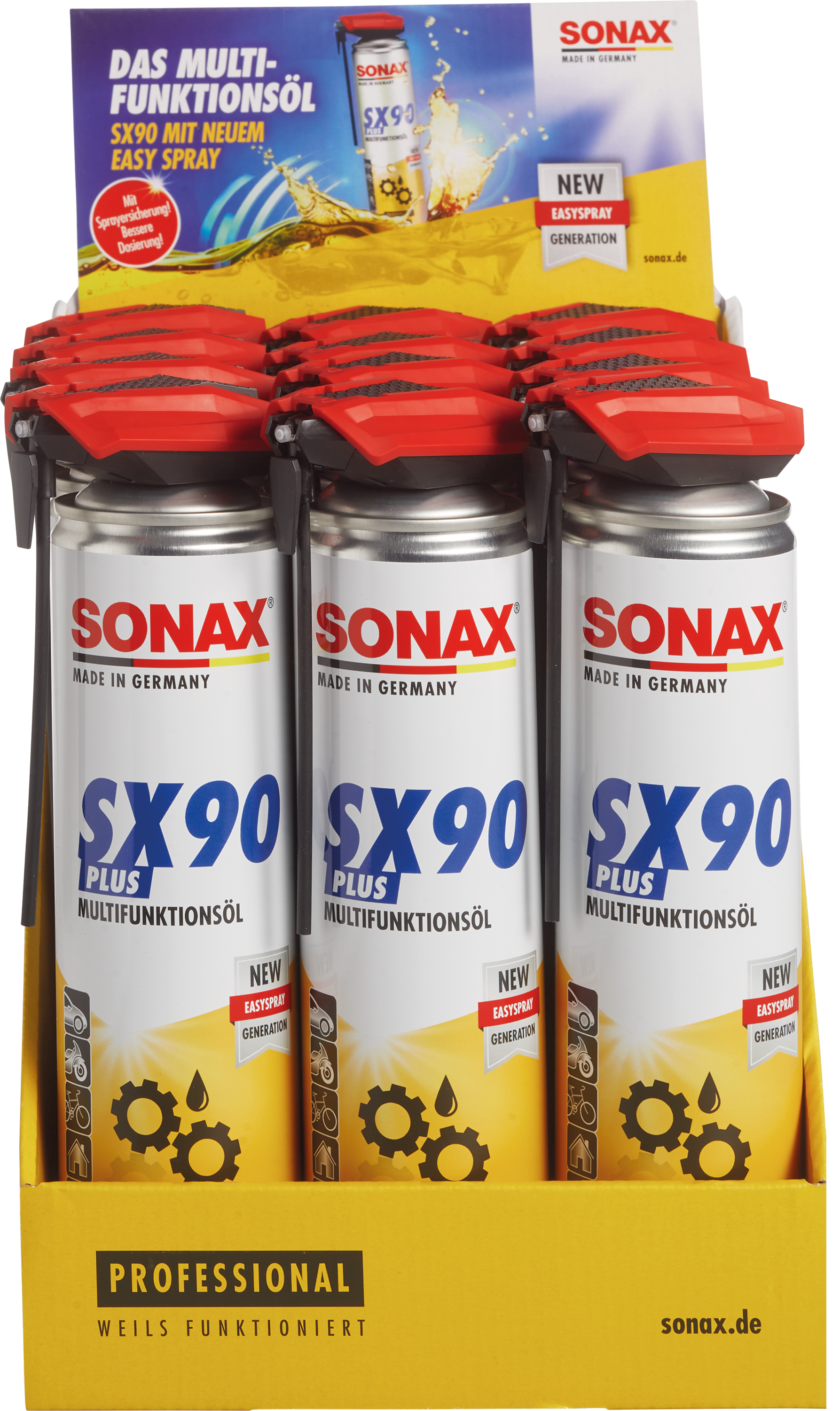 SONAX PROFESSIONAL Spray al silicone EasySpray, spray da 400 ml