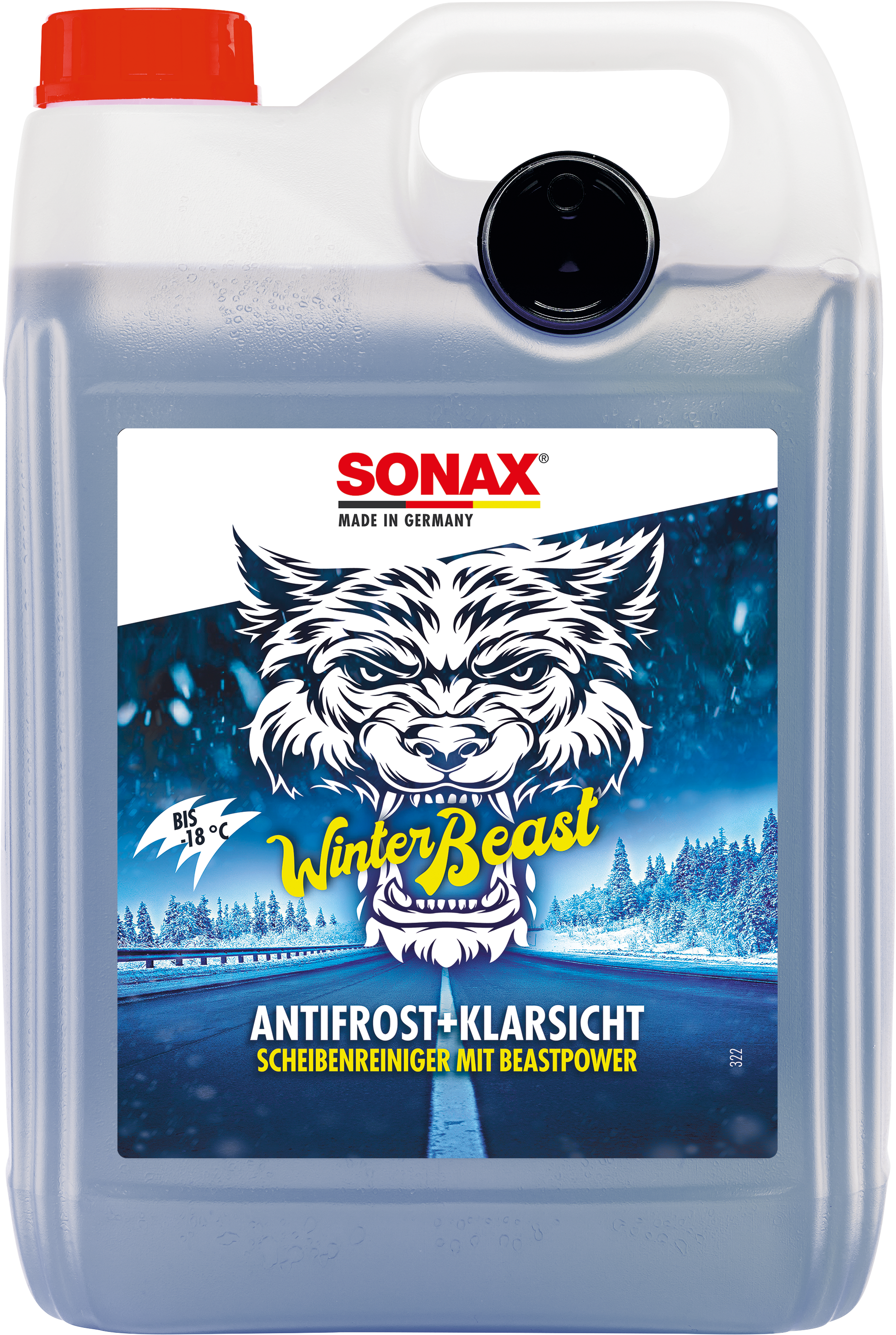 2 X SONAX XTREME AntiFrost+KlarSicht Ice Fresh 01335410 5 Liter, Winter, Pflegemittel