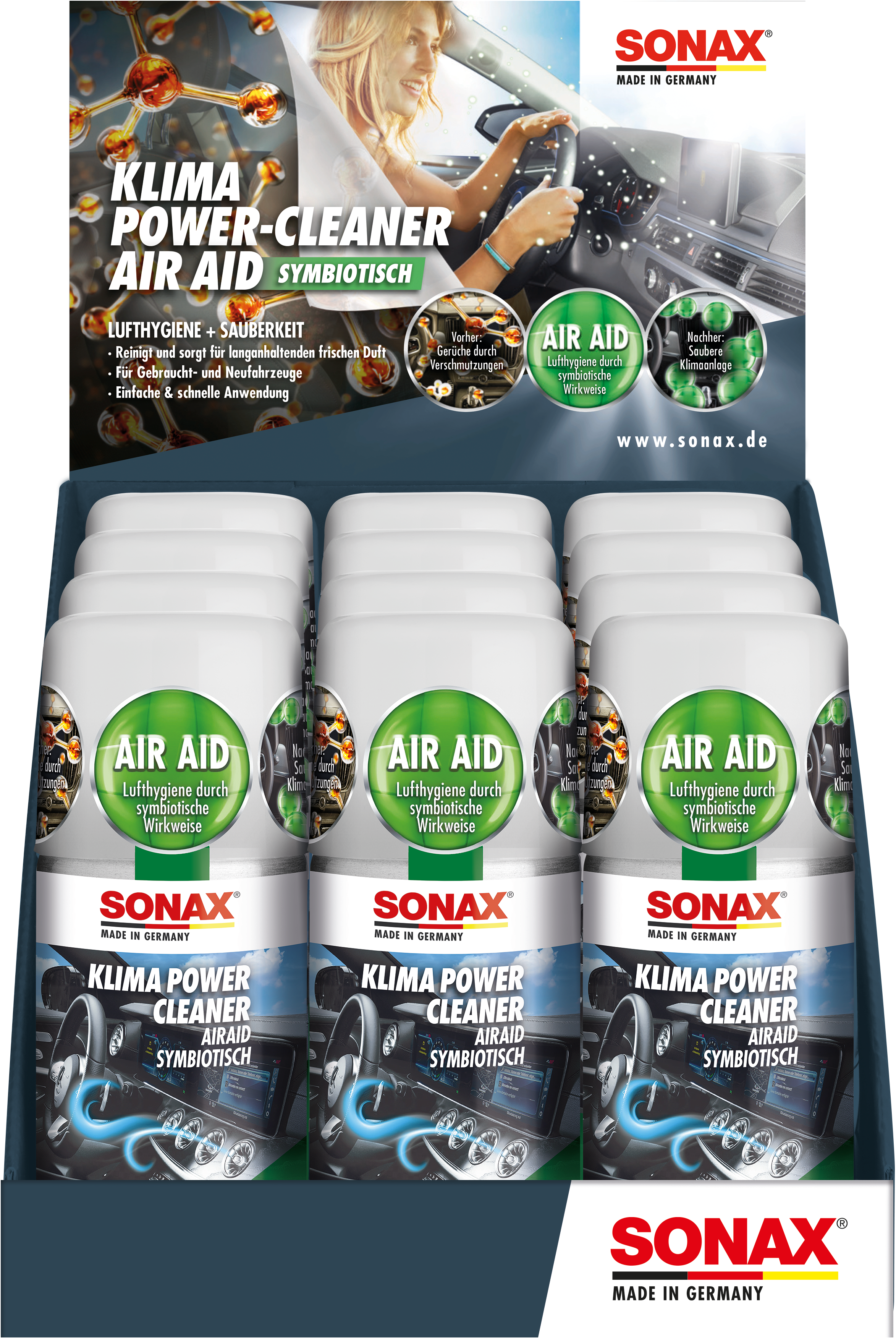 Sonax KlimaPowerCleaner AirAid Probiotisch Neutral 100ml