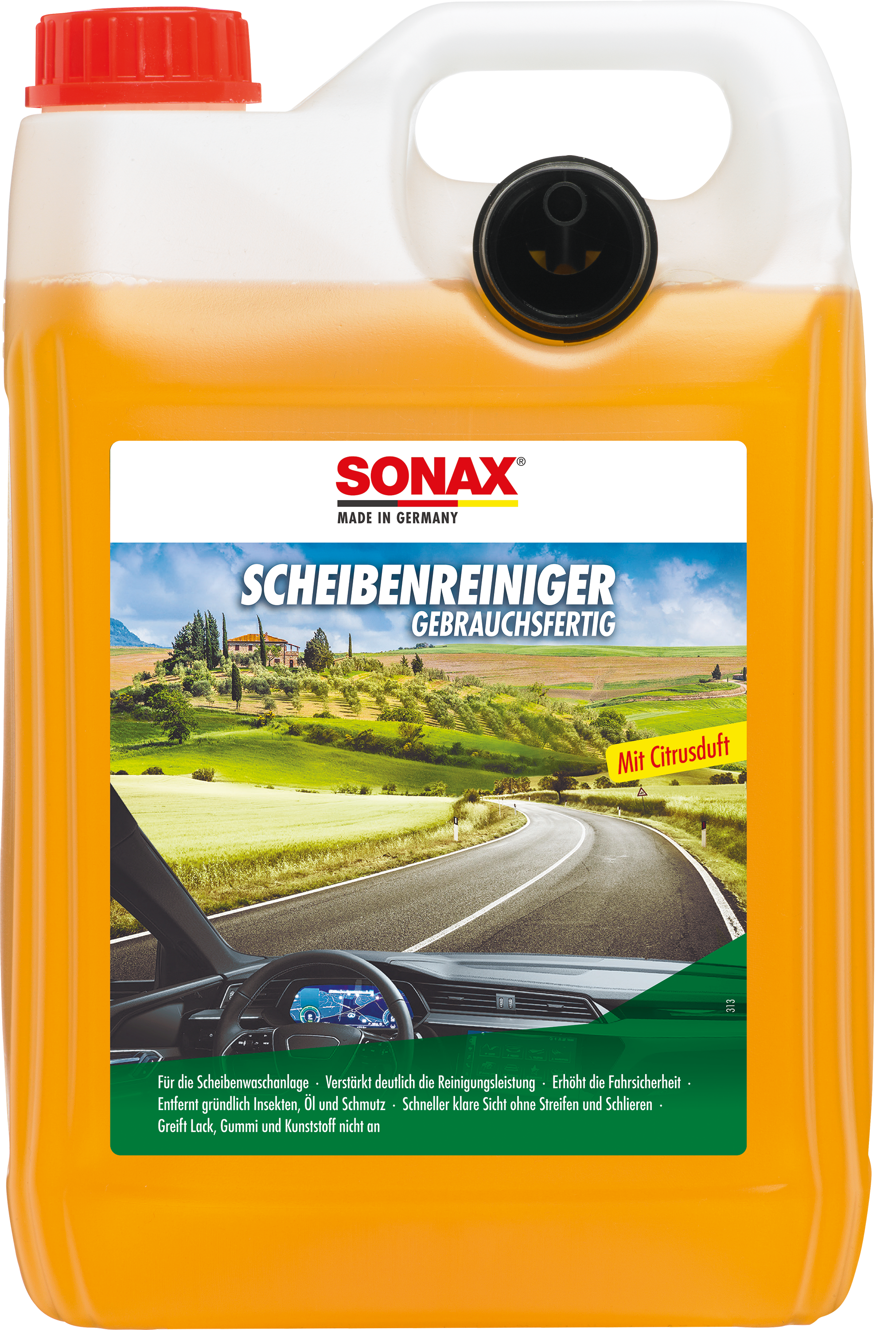 SONAX Scheibenreiniger Scheibenklar Glasreiniger Reiniger Set 5 Liter +  500ml