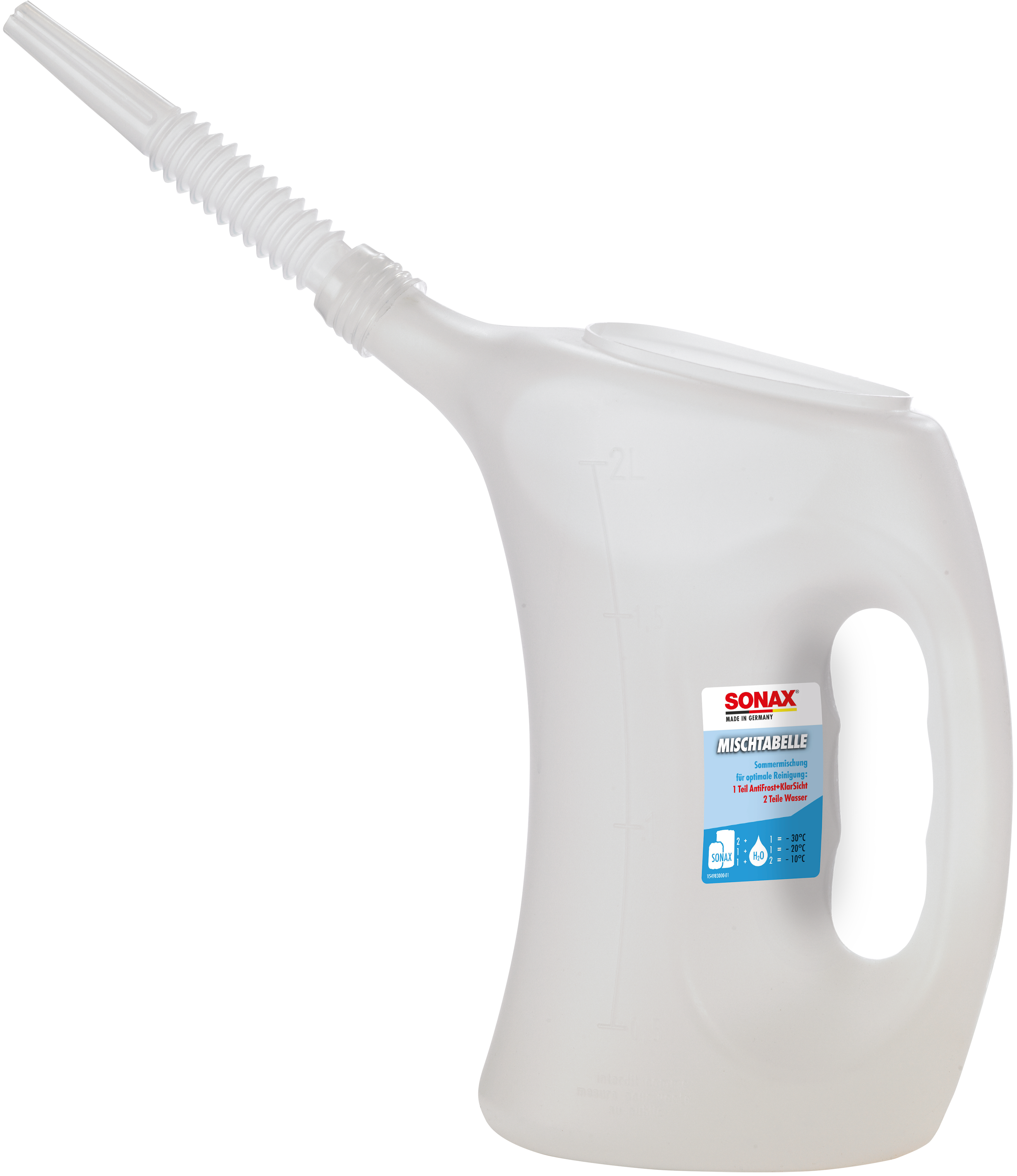 Messbecher mit flexiblem Schlauch 2 l