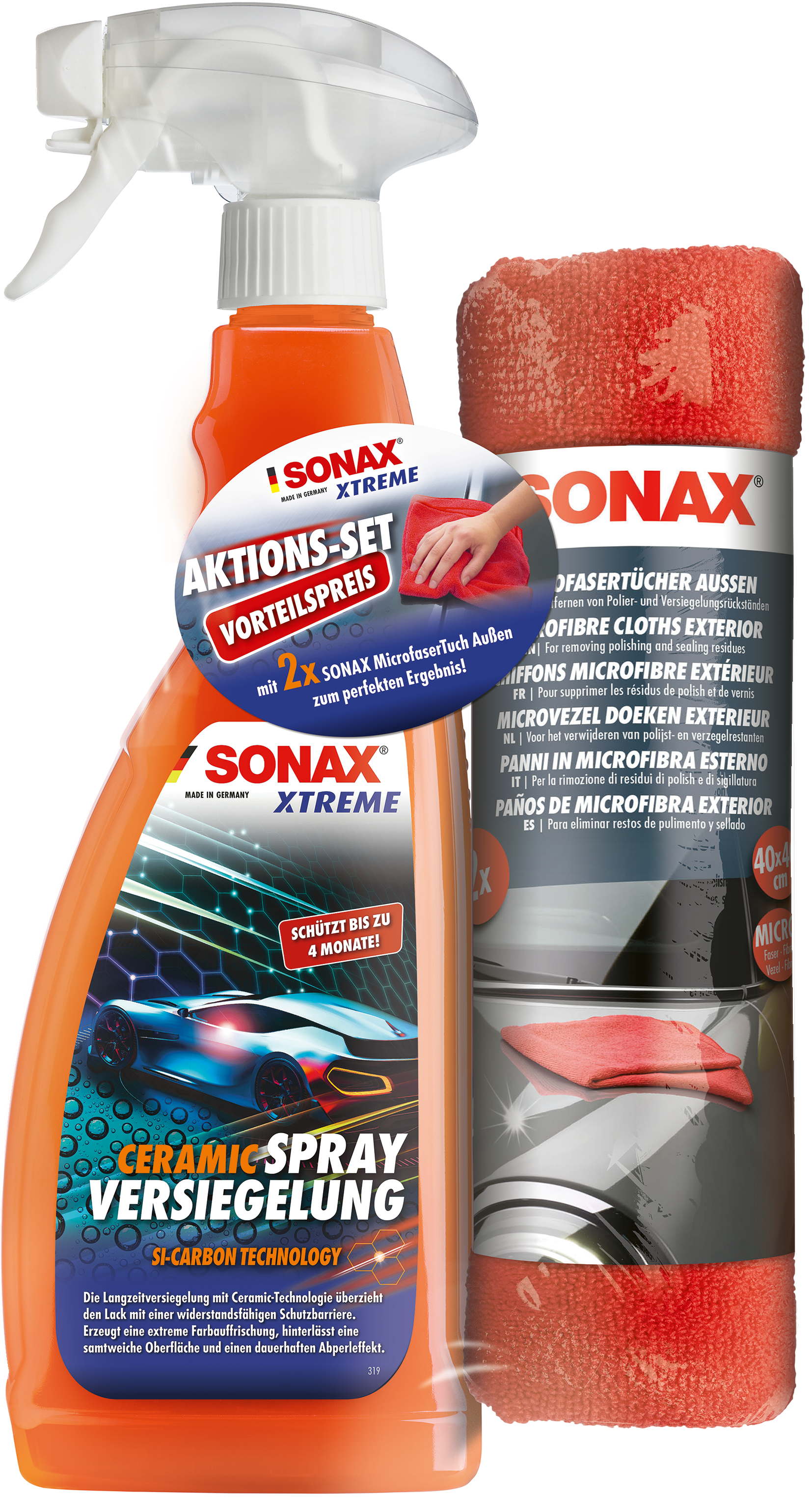 XTREME Ceramic SprayVersiegelung mit MicrofaserTücher Außen