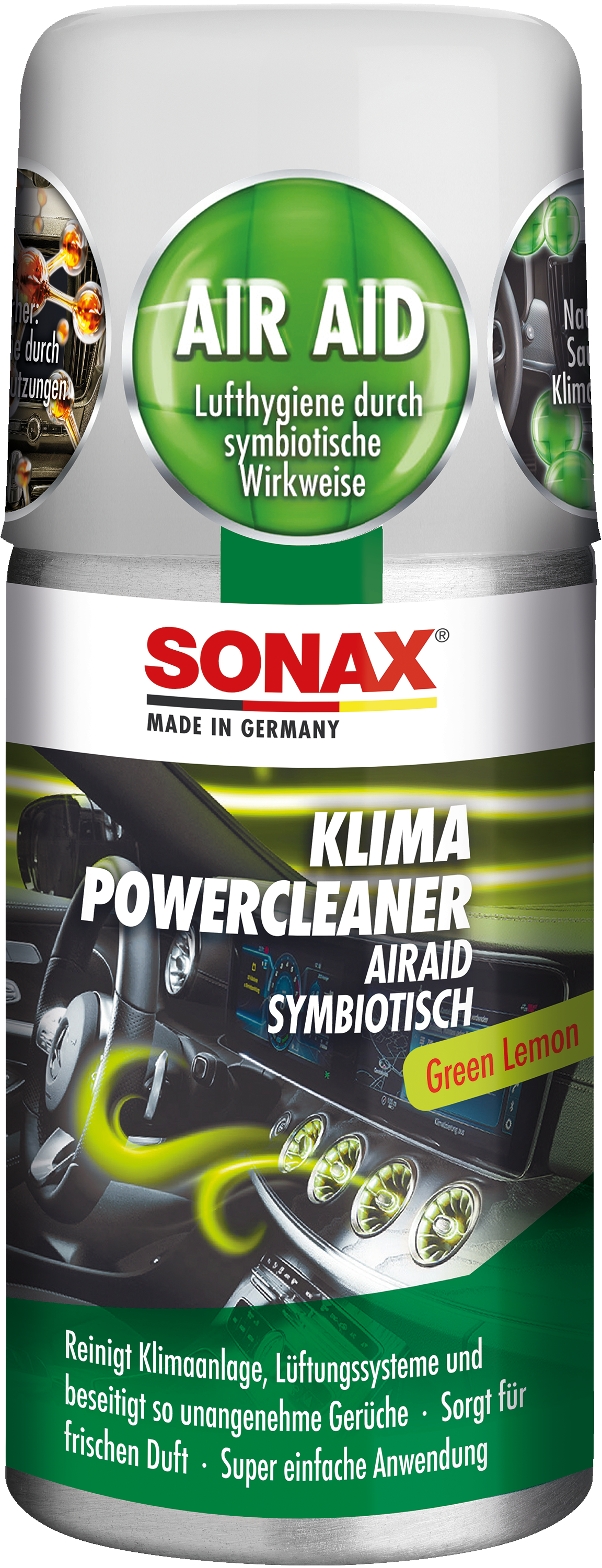 KlimaPowerCleaner AirAid symbiotisch Green Lemon
