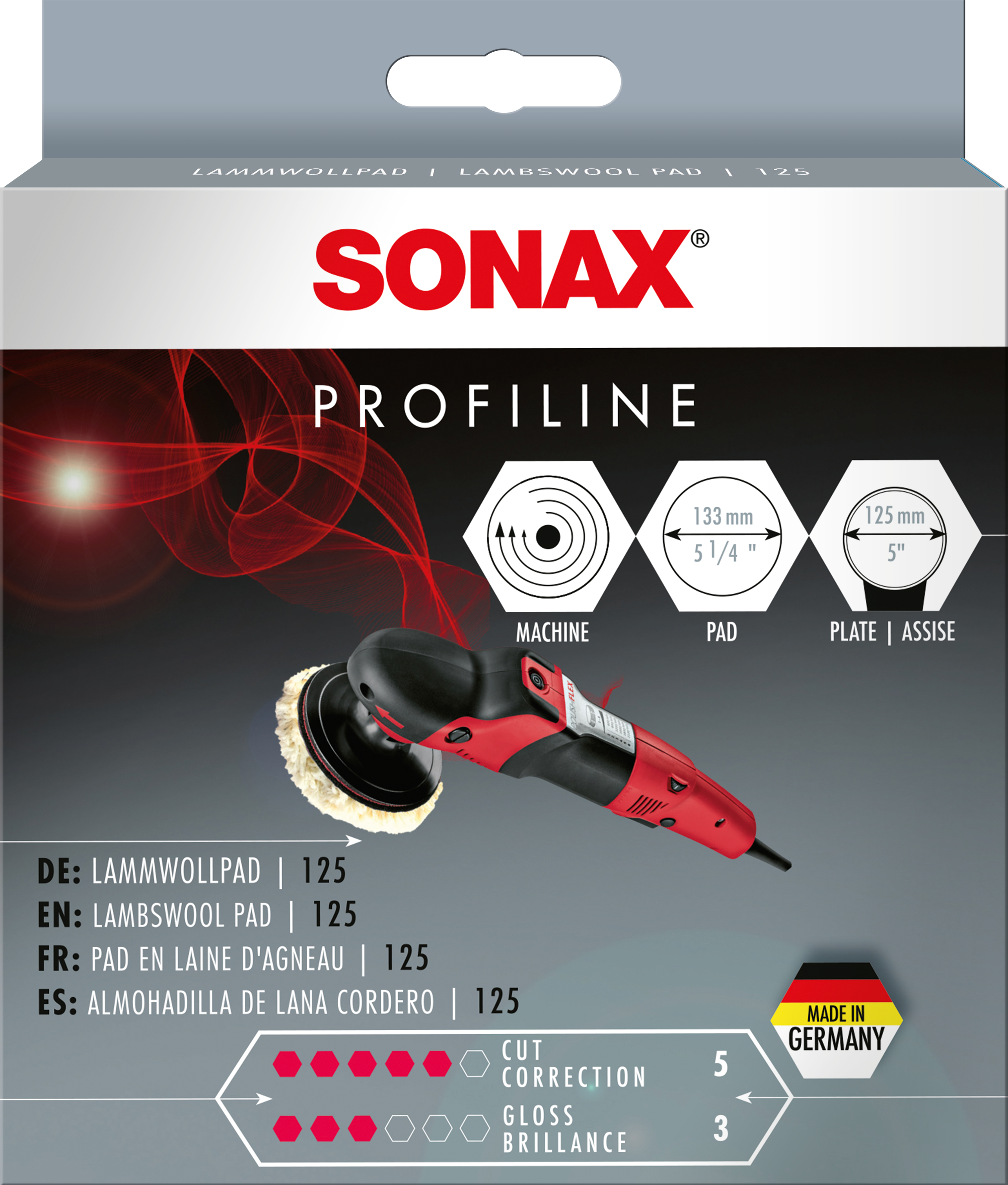 Almohadilla de lana de cordero 125