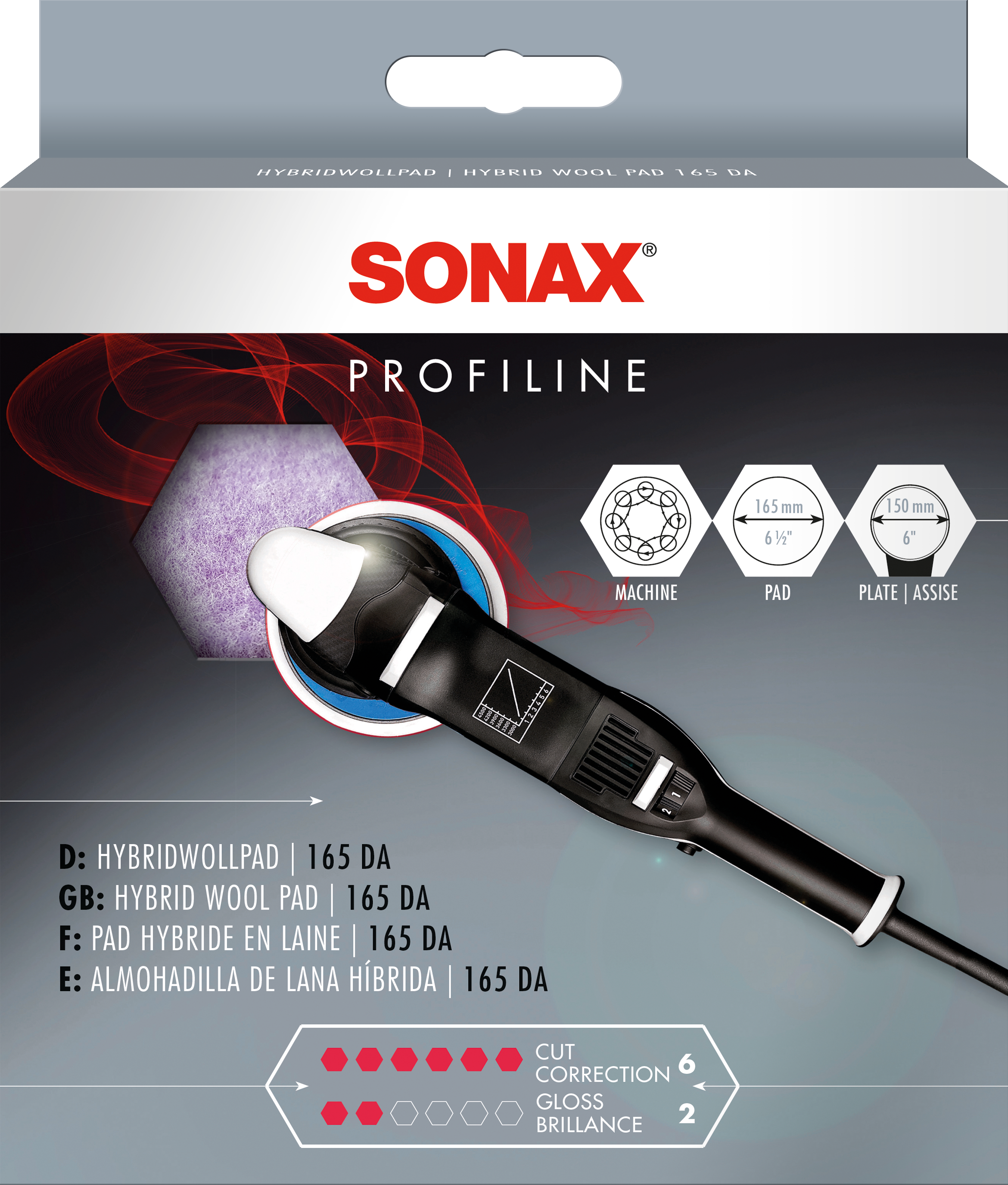 Almohadilla de lana híbrida 165