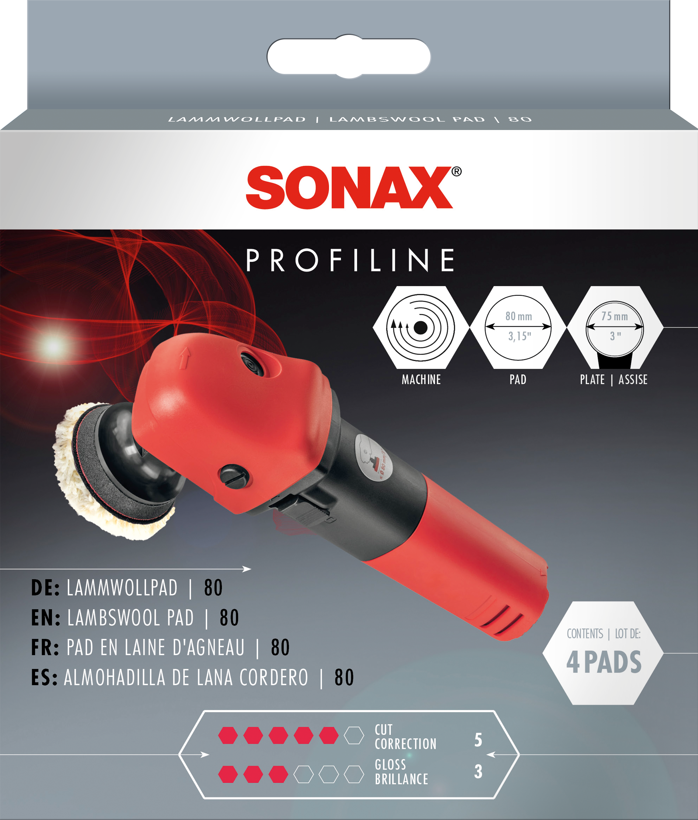 Almohadilla de lana de cordero 80