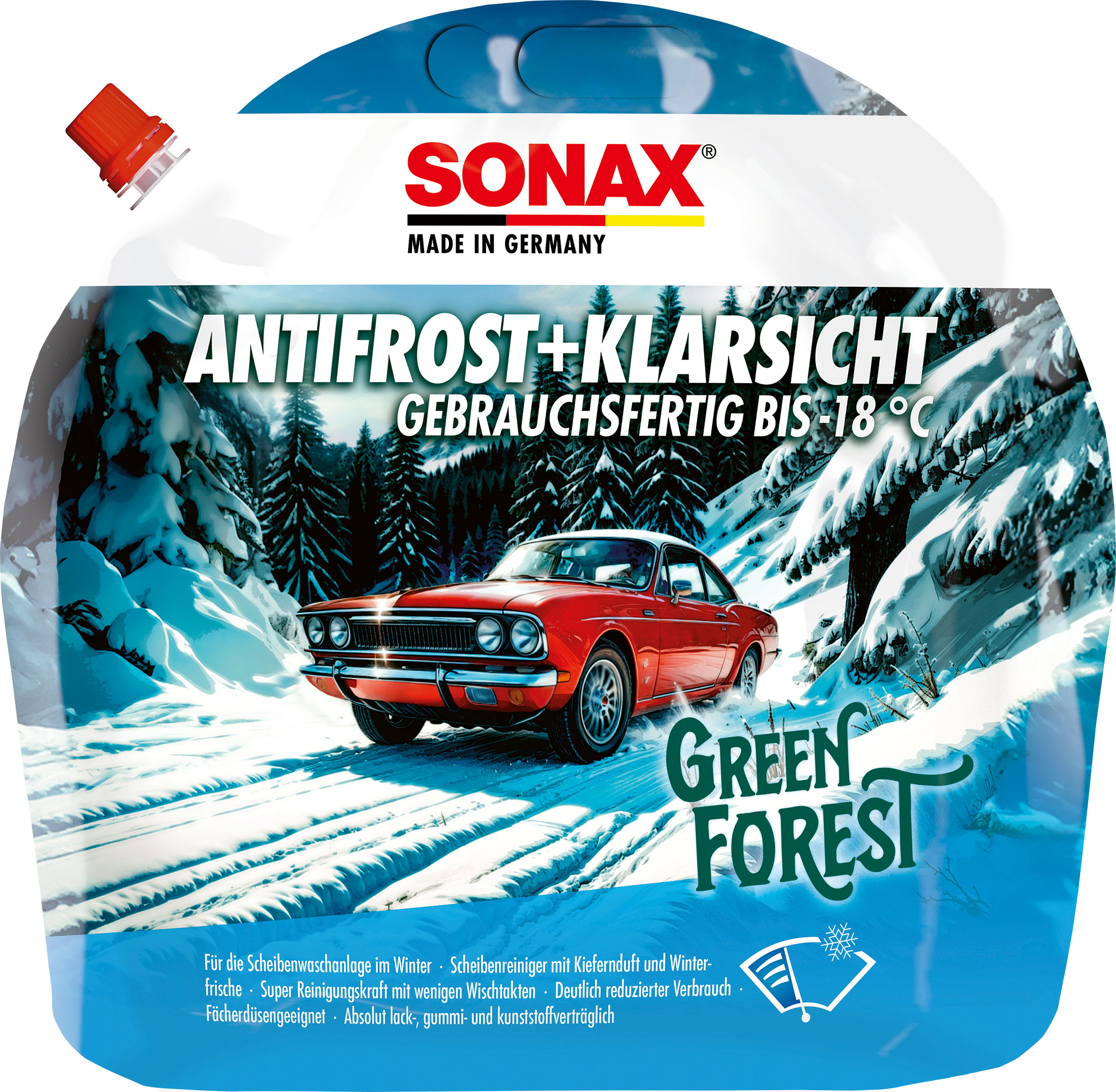 AntiFrost+KlarSicht bis -18 °C Green Forest, 3 l