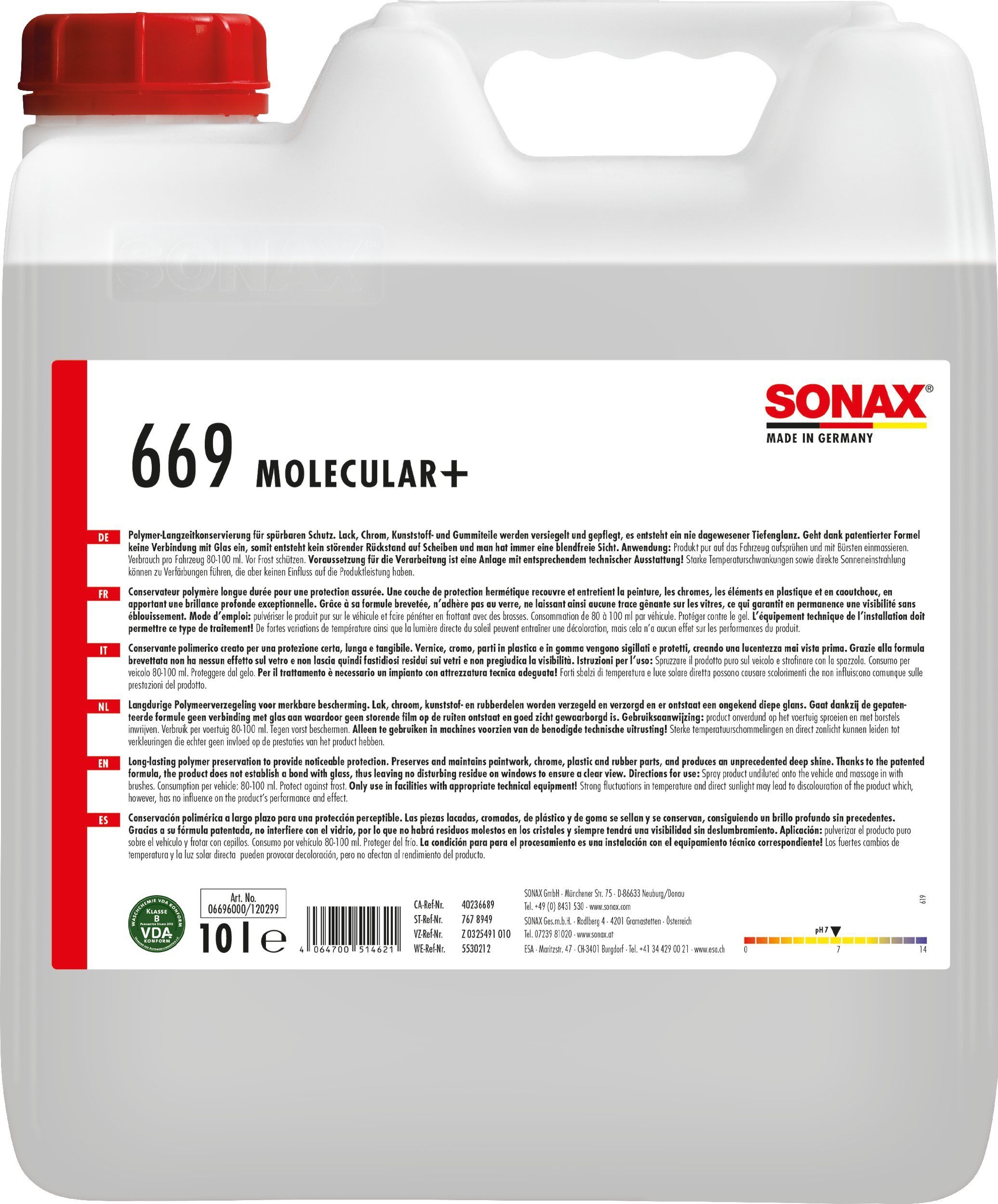 Molecular+, 10 l
