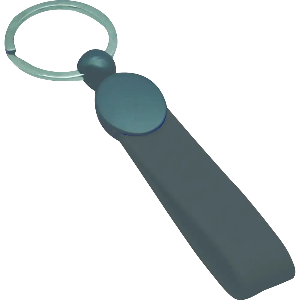 5299-siyah Metal Deri Anahtarlık - Görsel 1