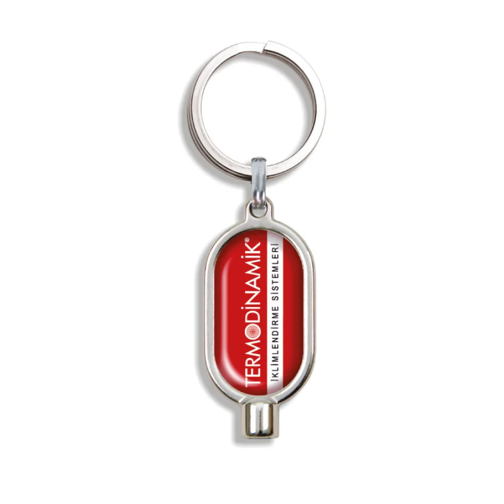 Metal Purjör Anahtarlık - Görsel 1