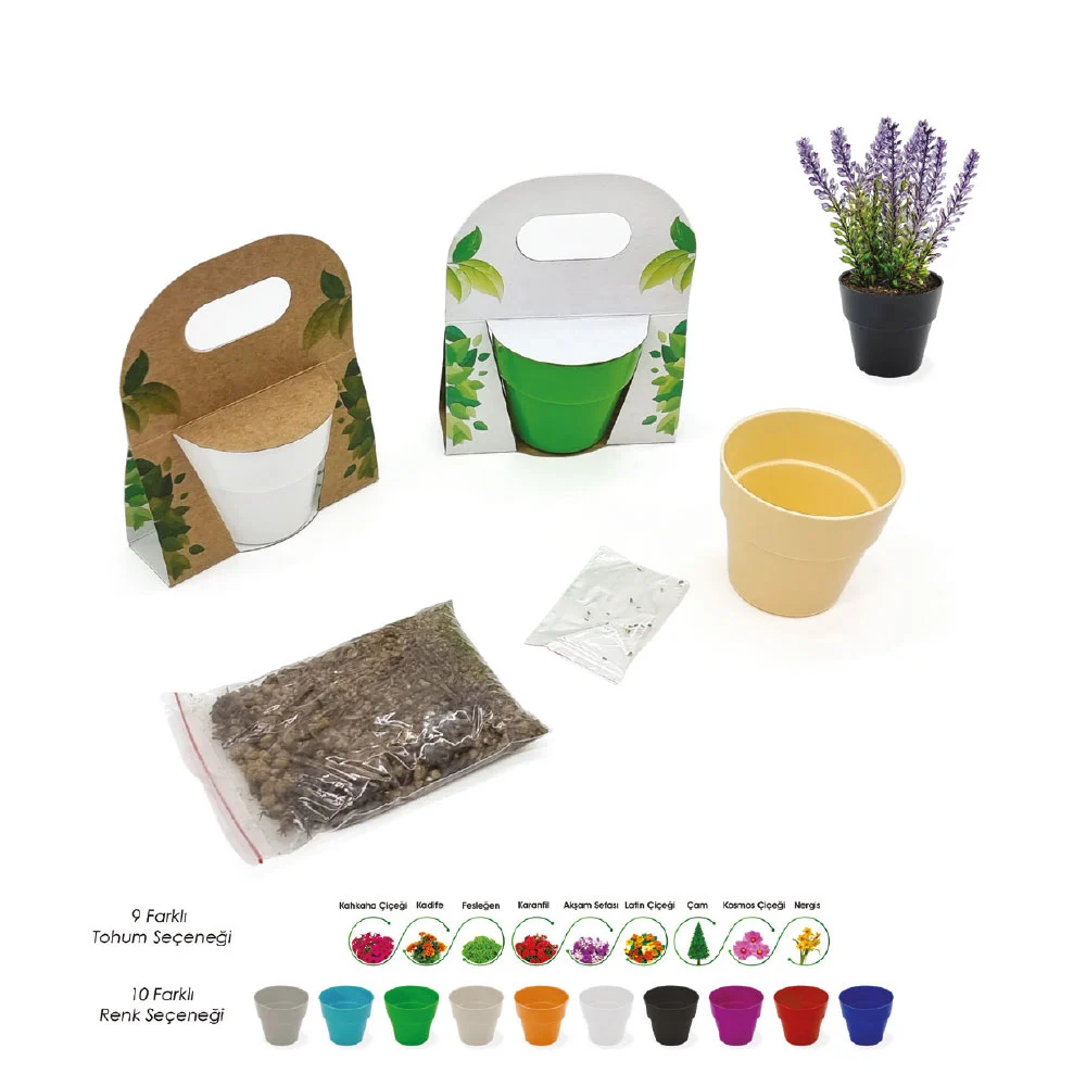 Yuvarlak Model Çiçek Seti - Görsel 1