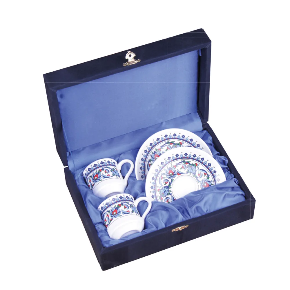 Kadife Kutulu Fincan Seti - Görsel 1