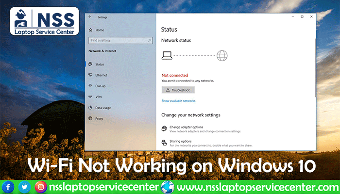 Wifi Not Working On Windows 10