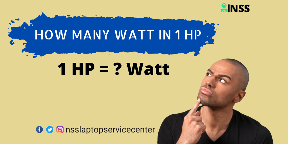 1 Hp Is Equal To How Many Watts