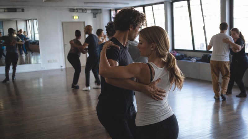 Landing in dance requires a gentle roll to protect your joints on the hard studio floor.