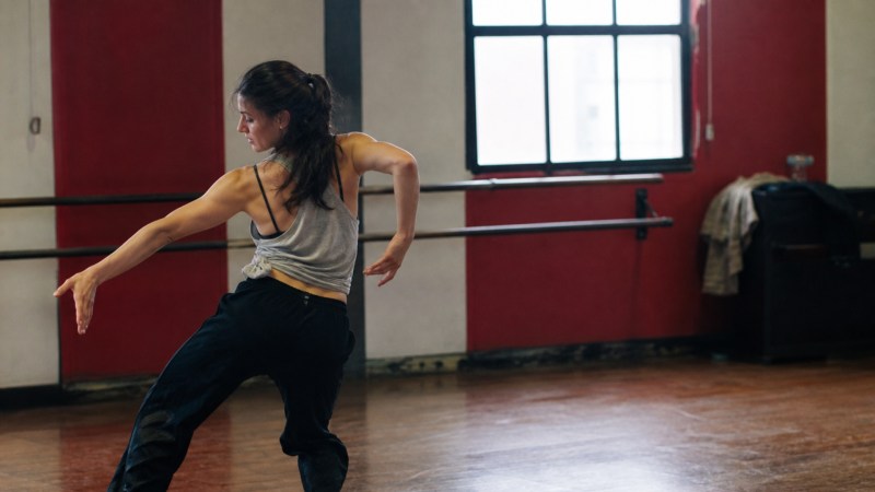 In contemporary dance, we use the floor as a partner to gain momentum and roll off gently.